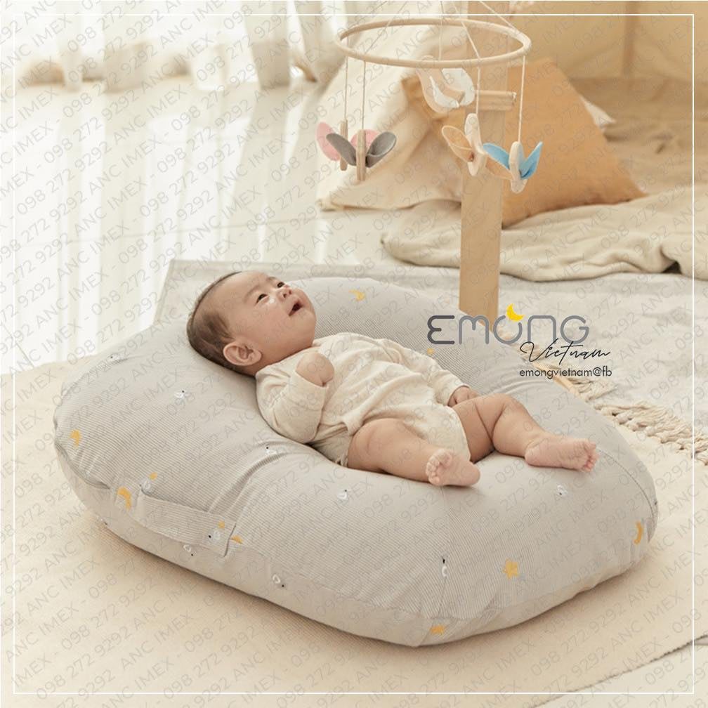 Gối chống trào ngược cho bé Emong , gối chống trào Hàn Quốc cho trẻ sơ sinh - Monnie Kids