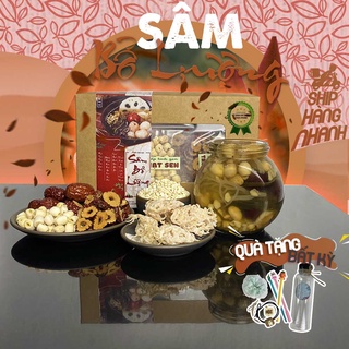 Set chè sâm bổ lượng giải nhiệt mát gan BẾP TINH GỌN, nguyên liệu nấu chè sâm bổ lượng tại nhà 25-30 chén