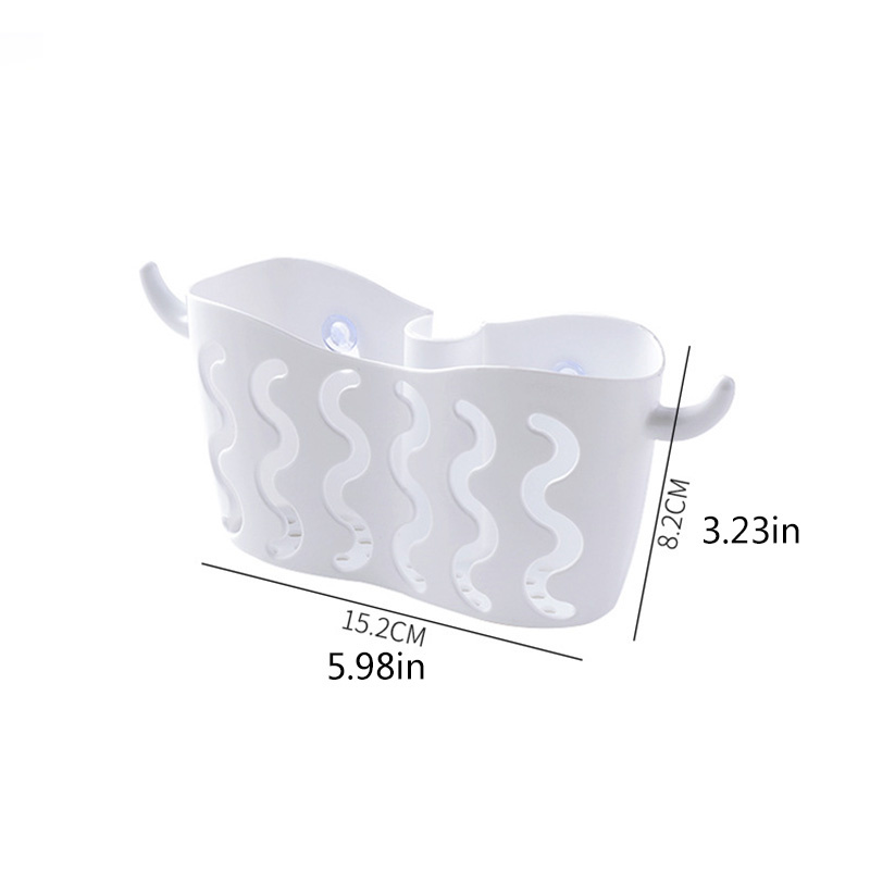 Giá Đỡ Bọt Biển Rửa Chén Treo Tường Không Đục Lỗ Có Giác Hút Sắp Xếp Gọn Gà