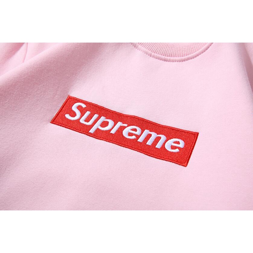 Thời Trang Áo Hoodie Lót Nhung Thêu Chữ Supreme Cá Tính Cho Nam Và Nữ | BigBuy360 - bigbuy360.vn