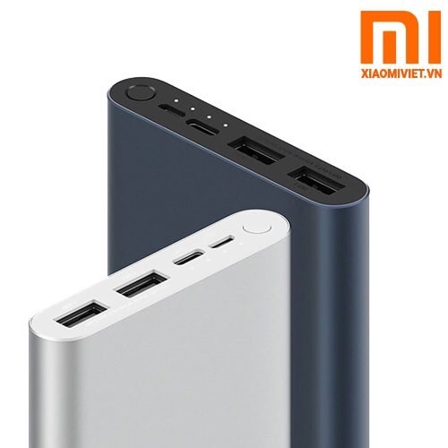 Sạc Dự Phòng Xiaomi 10000mAh gen3 PLM02ZM bản sạc nhanh Cầm cực nặng tay chắc chắn