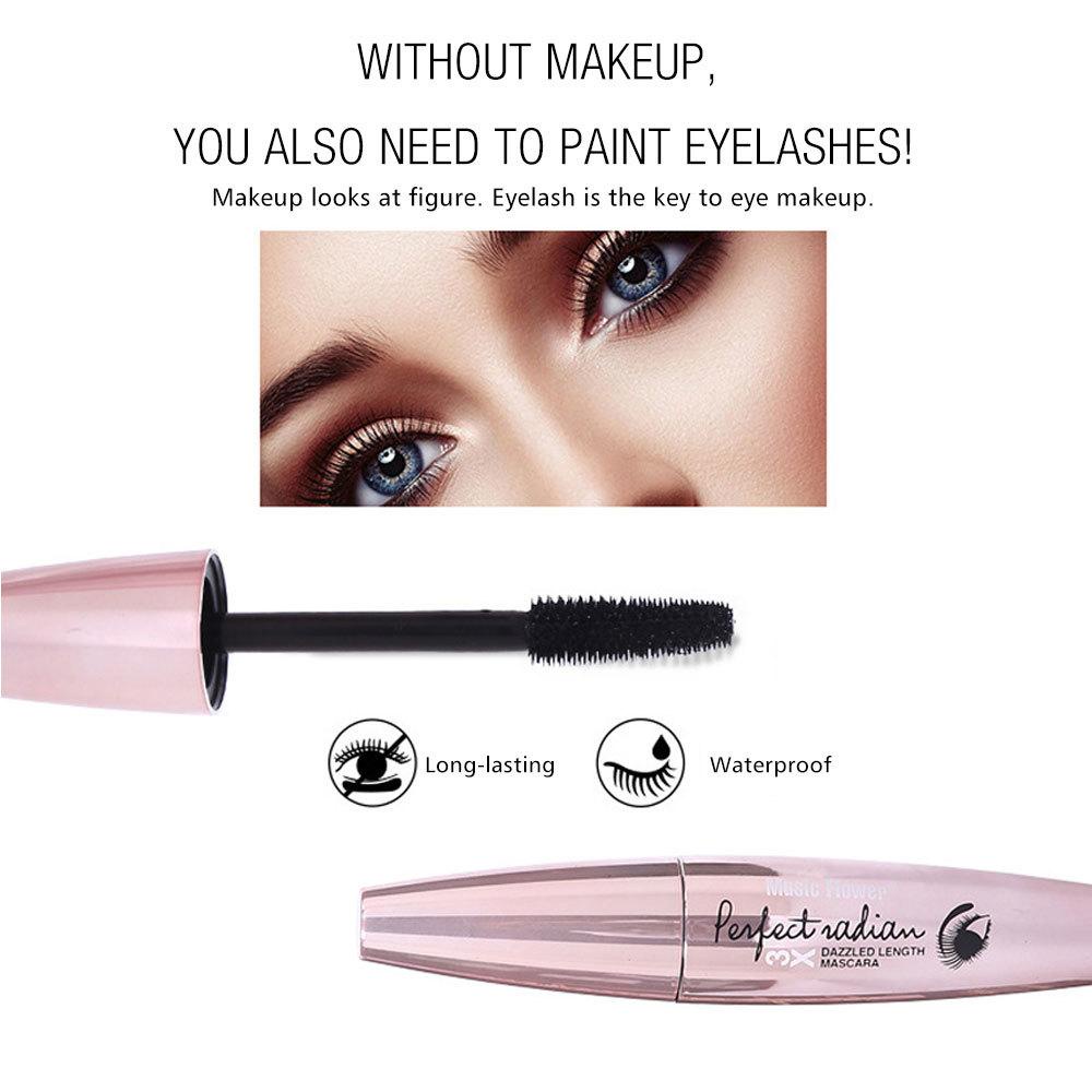 Mascara 4D Màu Đen Chống Thấm Nước Chuốt Dài Dày Mi