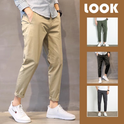 Quần Kaki Lee FALLE Dáng Đứng Côn 4 Màu Thiết Kế Tinh Tế Túi Chìm Phù Hợp Với Mọi Lứa Tuổi New