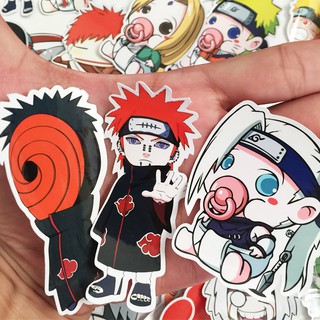 Bộ 35 Sticker Naruto Chibi Hoạt Hình - Miếng Dán Naruto