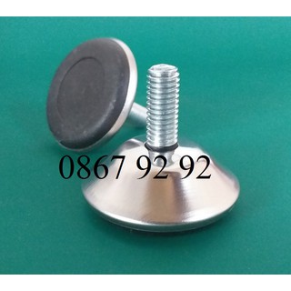 Chân tăng chỉnh inox nội thất D40xM8, D32xM6