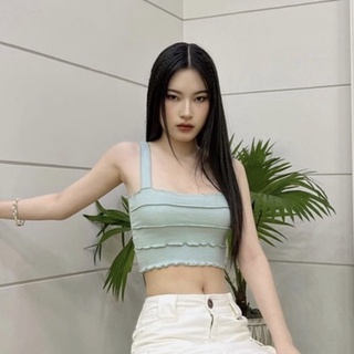 MOODSWINGS - Áo dây nhúng Wavy Top