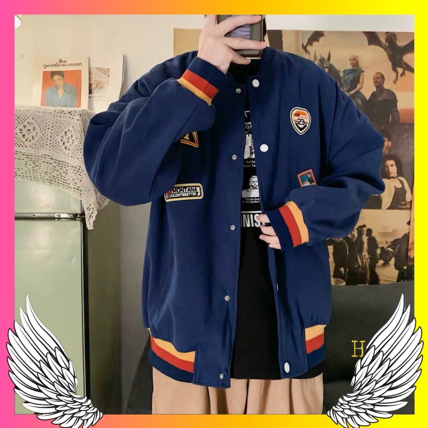 Áo Khoác Cardigan Nút Bấm Nam nữ