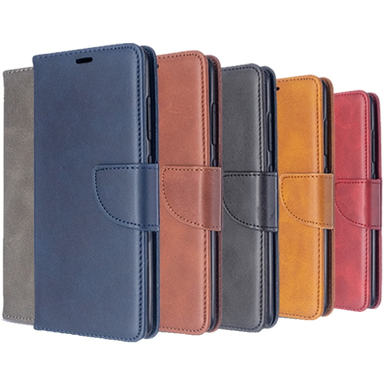 ốp lưng samsung a71 A51 Bao da điện thoại chất liệu da cừu màu trơn cho