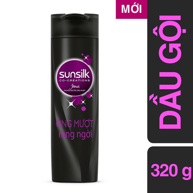 DẦU GÔI SUNSILK ÓNG MƯỢT RẠNG NGỜI - MỀM MƯỢT DIỆU KỲ 320G