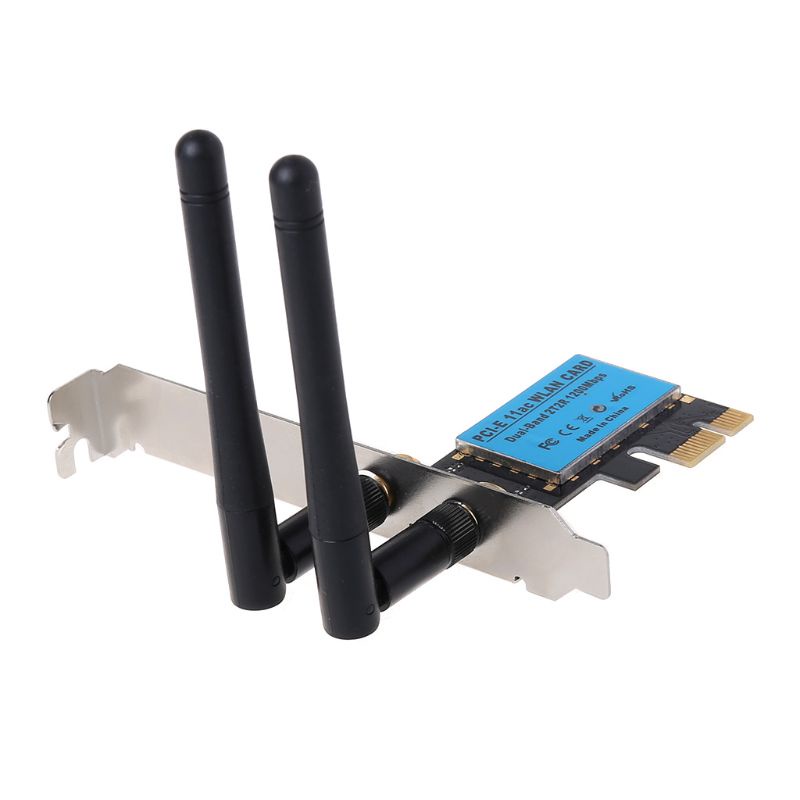 Bộ Chuyển Đổi Thẻ WiFi USB 1200Mbps LAN Không Dây Cho Máy Tính Để Bàn