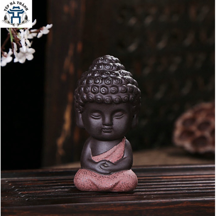 Tượng Phật Thích Ca Bằng Gốm Sứ Cao Cấp Trang Trí Xe Hơi, Bàn Trà, Tiểu Cảnh, Bê Cá Cảnh