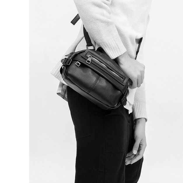 Túi đeo chéo Unisex W2P chất da PU cao cấp chống thấm nước chống bào mòn Ulzzang 3937
