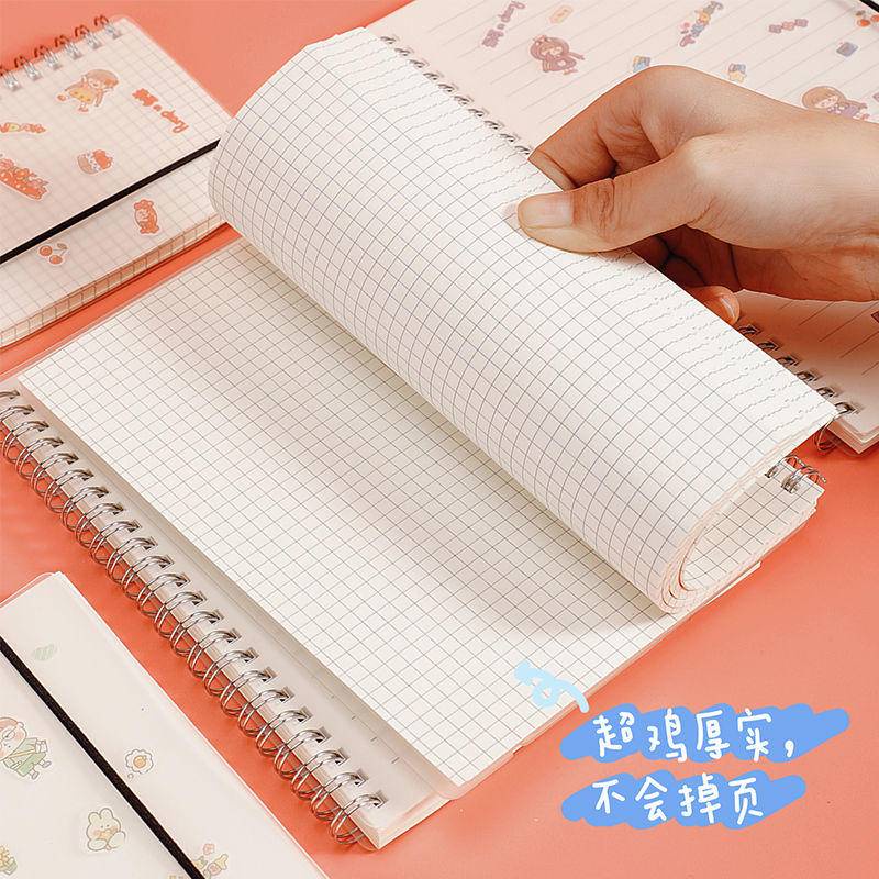 ⭐ iLado ⭐  sổ tay A5/A6/B5  sổ ghi chú mini tài khoản tay sáng tạo dễ thương vở kẻ ngang sổ ghi chép notebook binder a5 sổ ghi chép sổ tay ghi chép vở lò xo kẻ ngang sổ lò xo kẻ ngang marker học văn phòng phẩm sổ ghi chú sticker tập vở