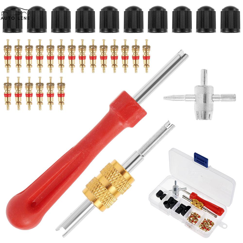 Bộ 33 Dụng Cụ Tháo Van Bánh Xe Hơi / Xe Đạp / Xe Máy SHOPCYC8967