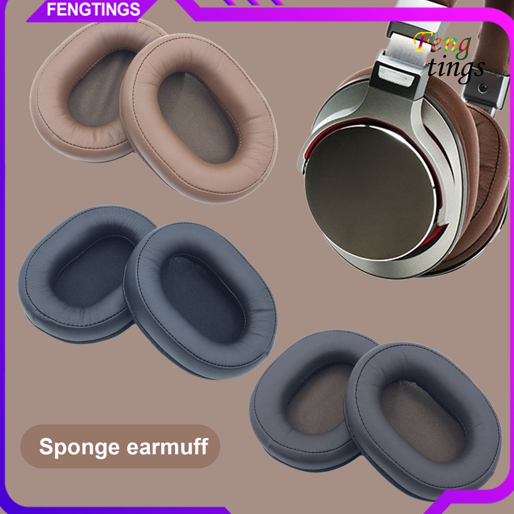 1 cặp đệm da giả chống ồn thay thế cho tai nghe chơi game ATH-MSR7 MSR7B MSR7BT MSR7NCS MR7SE