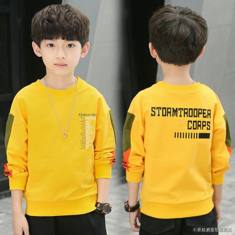 Áo Thun Tay Dài Thời Trang Xuân Thu Cho Bé Trai