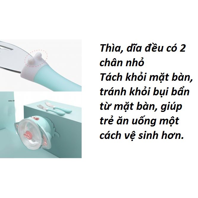 CHÍNH HÃNG - BỘ BÁT ĂN DẶM SET 5 AAG HÀN QUỐC