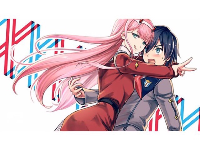 5 tấm Poster darling in the Franxx  5 mẫu ngẫu nhiên khổ a4