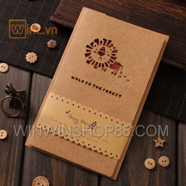 Thiệp thông điệp sinh nhật Vintage, thiệp sinh nhật, thôi nôi cho bé trai bé gái - Andhere