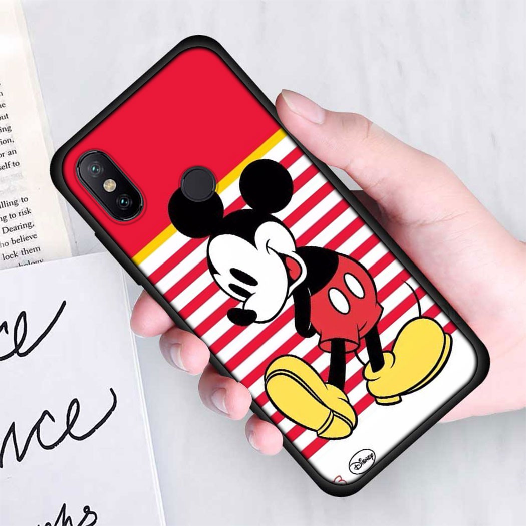 silicone Case for Xiaomi Mi A2 8 9 SE Lite Pro 6 F1 A1 A2 5X 6X Casing Anti-drop Soft TPU Back Phone Cover HHH31 Mickey Mouse