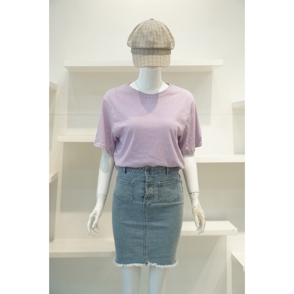 Áo Thun Cotton Sọc 100