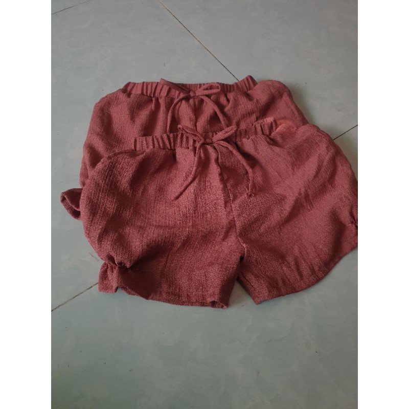 quần đùi mặc nhà bé gái