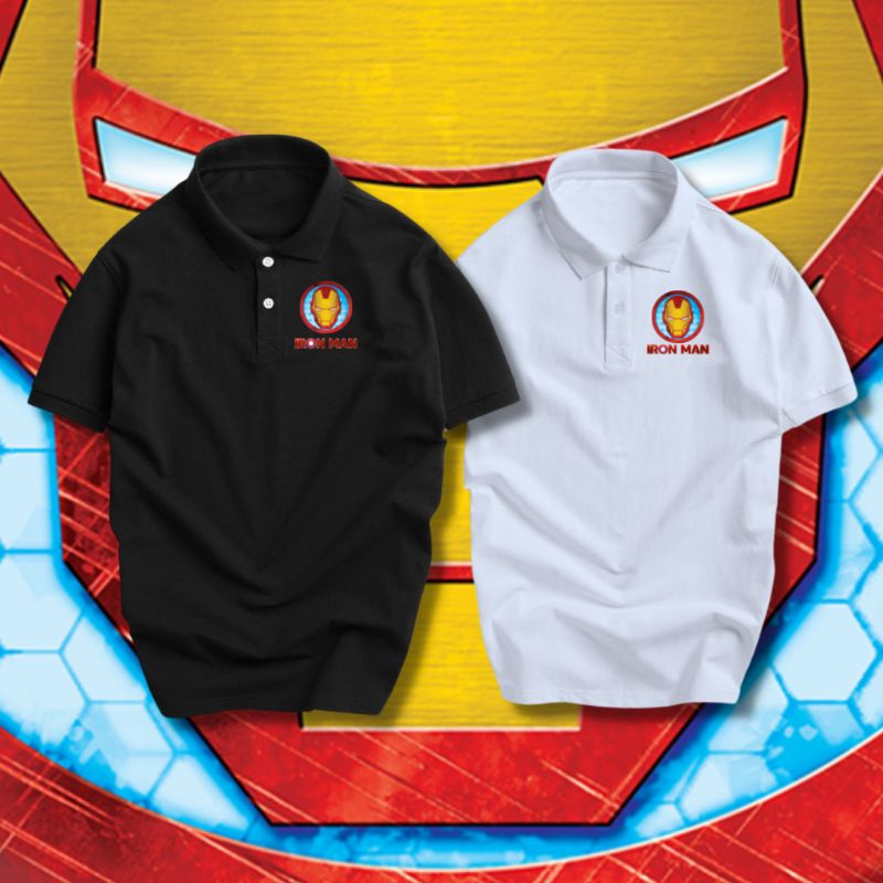 Áo thun polo nam cổ bẻ Marvel, nhiều mẫu - Vải cá sấu, hình ảnh sắc nét, không xù lông, không ra màu, co giãn 4 chiều