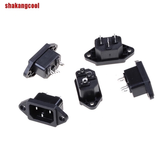 Set 5 phích cắm nguồn iec 320 c14 male ac 250v 10a