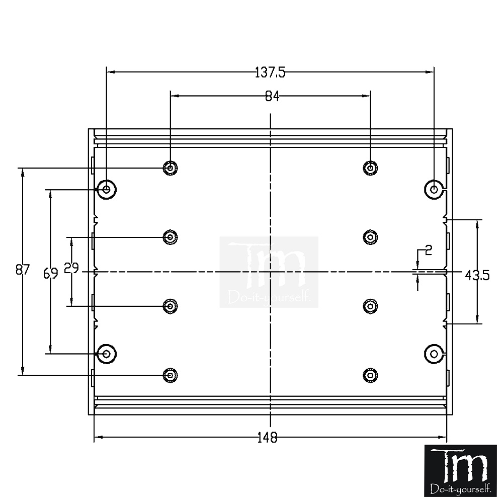 Hộp Nhựa Kỹ Thuật 150*120*40mm