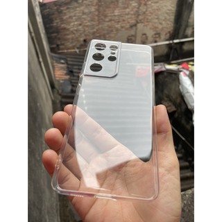 Ốp lưng Galaxy S24 Ultra, S23 Ultra, S22 Ultra,S21 Ultra silicon TPU trong suốt hãng GOR có gờ cao bảo vệ camera