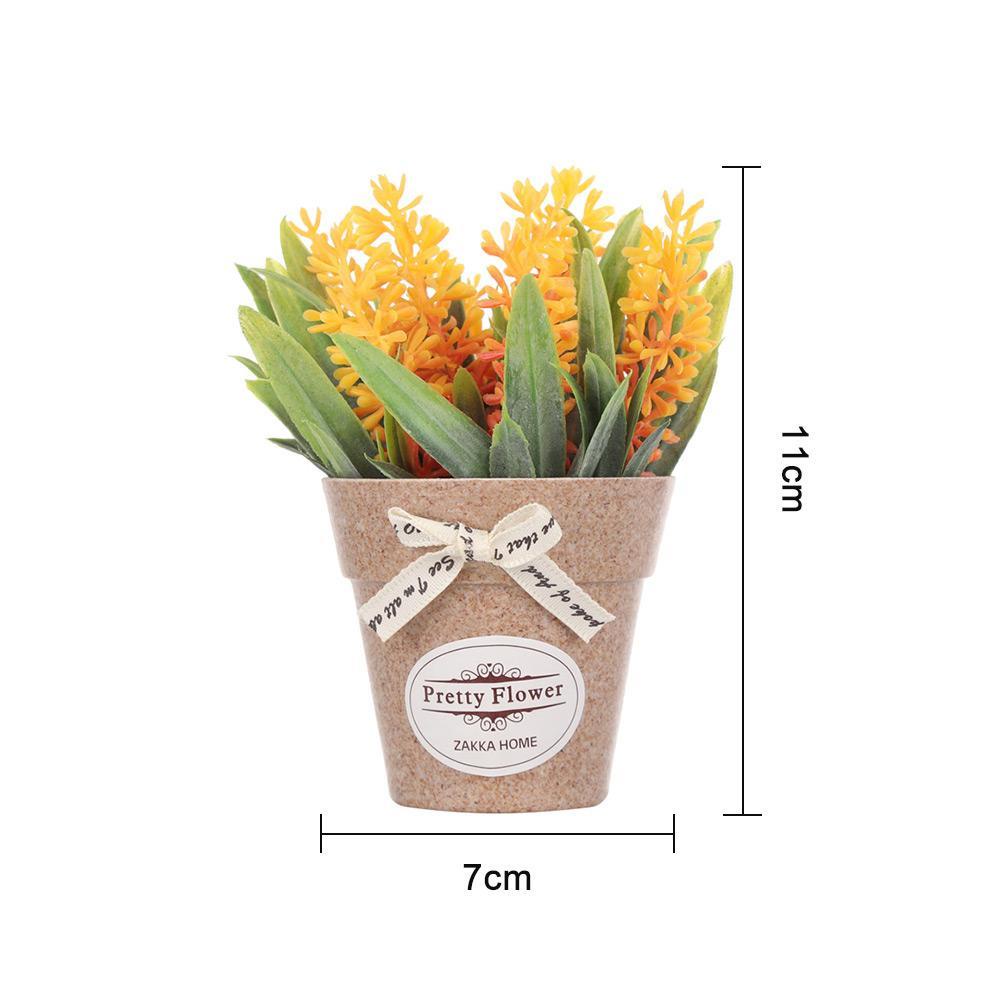 Chậu Hoa Thông Giả Nhiều Màu Sắc Trang Trí Tiệc Cưới