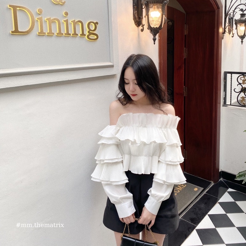 Sơmi dập ly điệu đà (kèm ảnh thật)