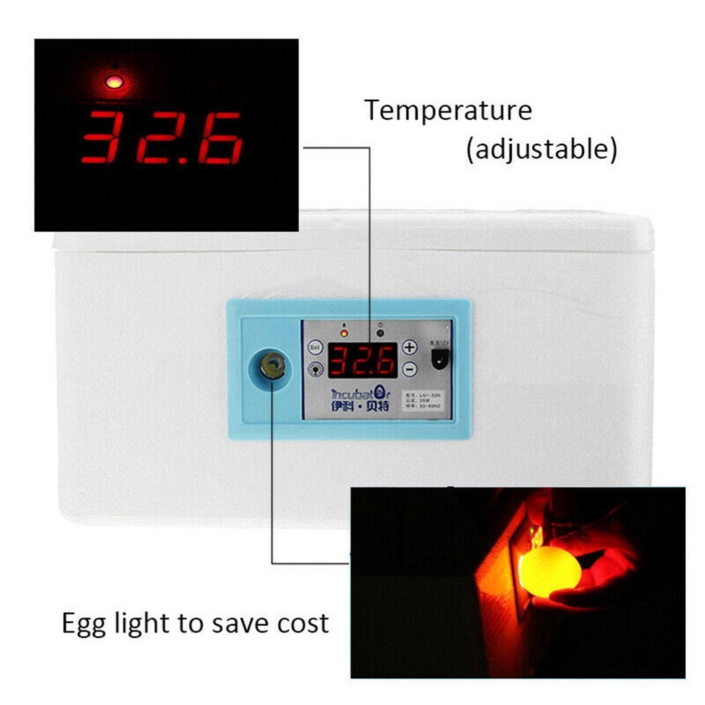 Máy Ấp Trứng Gà Tự Động Điều Chỉnh Nhiệt Độ Tiện Dụng