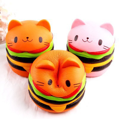 SQUISHY MÈO HAMBUGER LOẠI TO BỰ