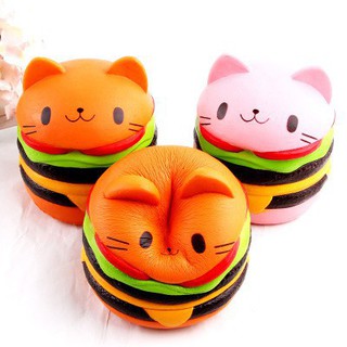 Squishy mèo hambuger loại to bự