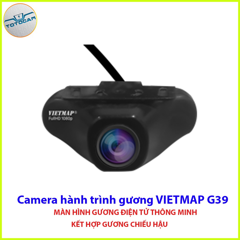 Camera Hành Trình Gương VIETMAP G39 - Camera Hành Trình Gương Thông Minh 1920x1080 FHD