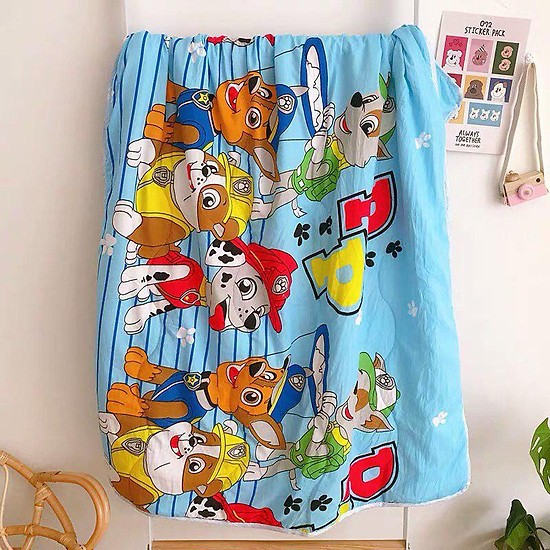 Chăn đắp mùa hè cotton cho  bé nhiều mẫu khác nhau- ĐŨI  kích thước 1mx 1.3m