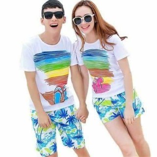 quần áo đi biển gia đình áo + quần ( có đủ size em bé ) - giá rẻ