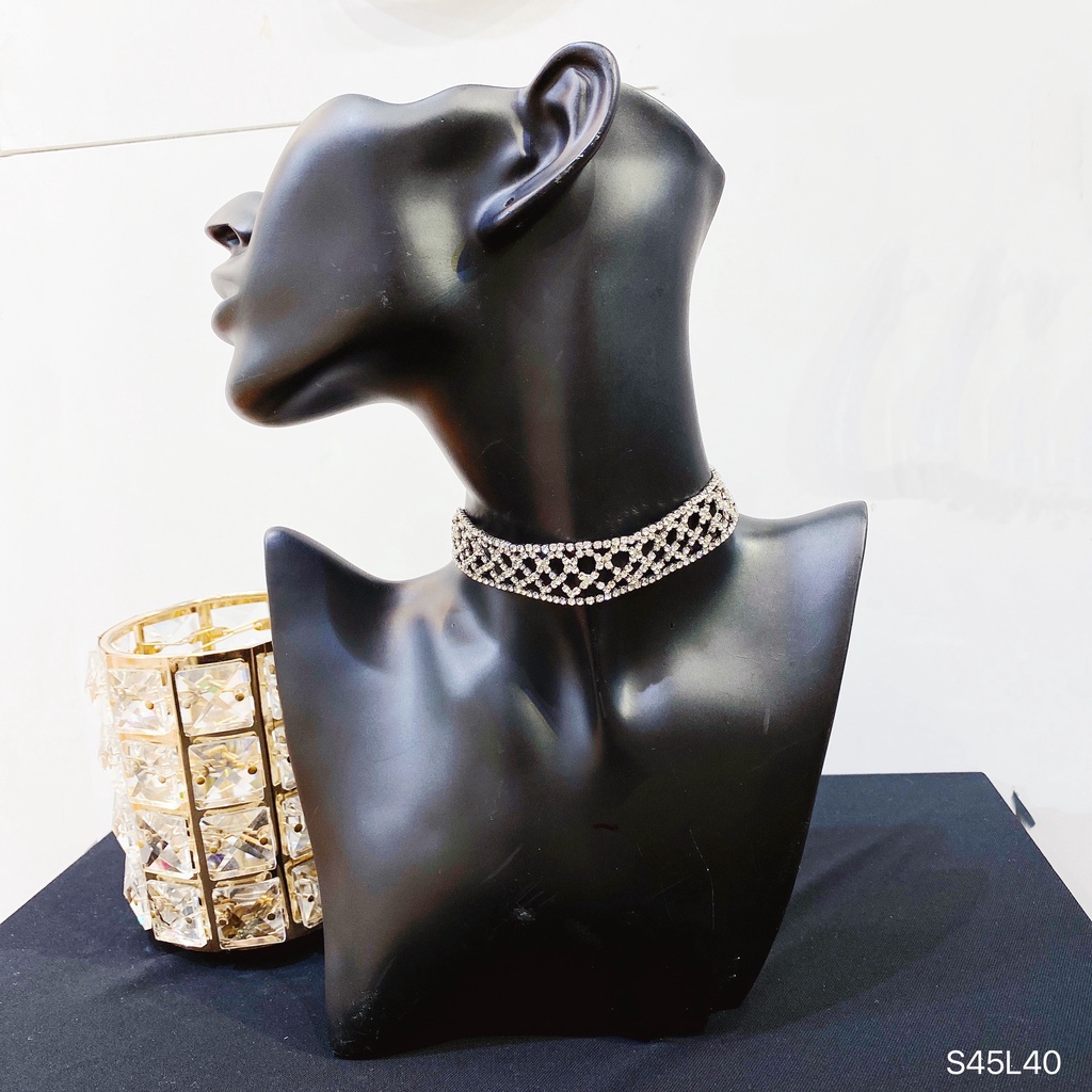 Choker - vòng cổ dính đá nữ cao cấp MS450040