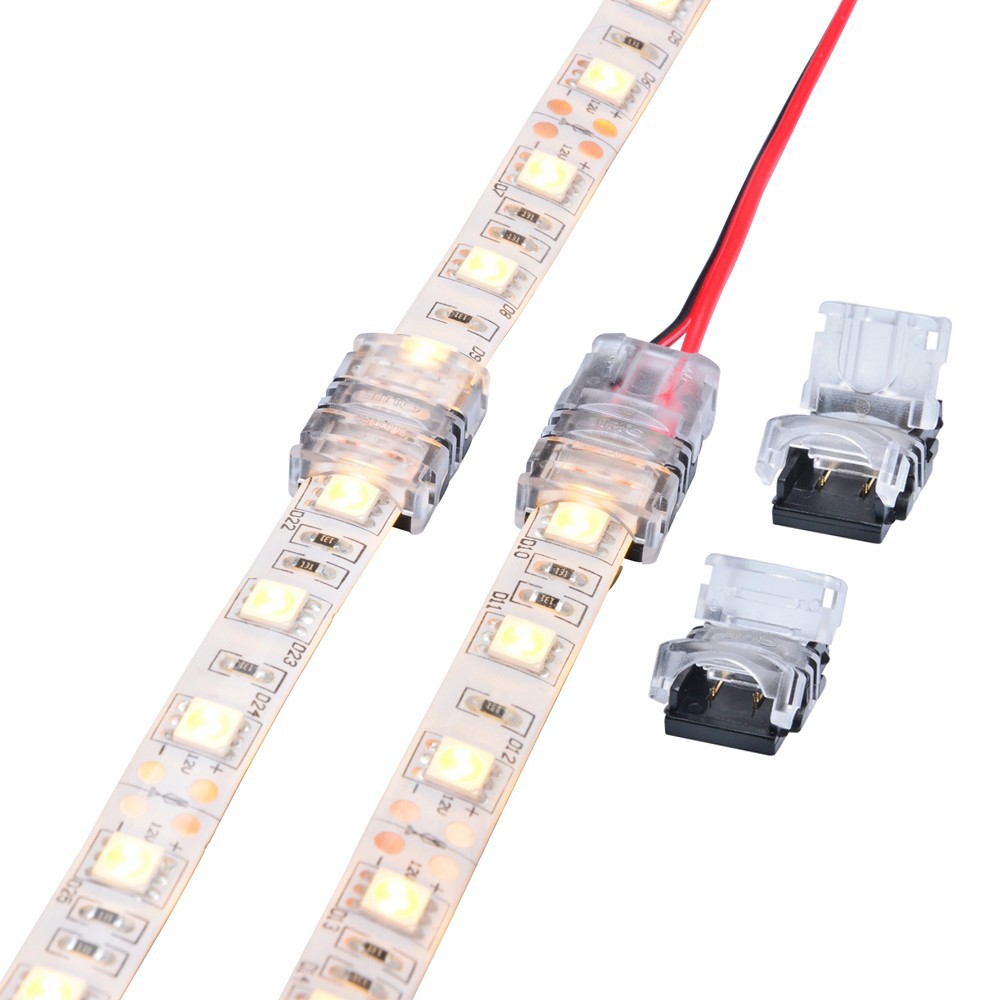 5 Đầu Nối Dây Đèn Led 2pin 3pin 4pin 5pin Cho Dây Đèn Led Rgb Rgbw Rgbww 3528 5050