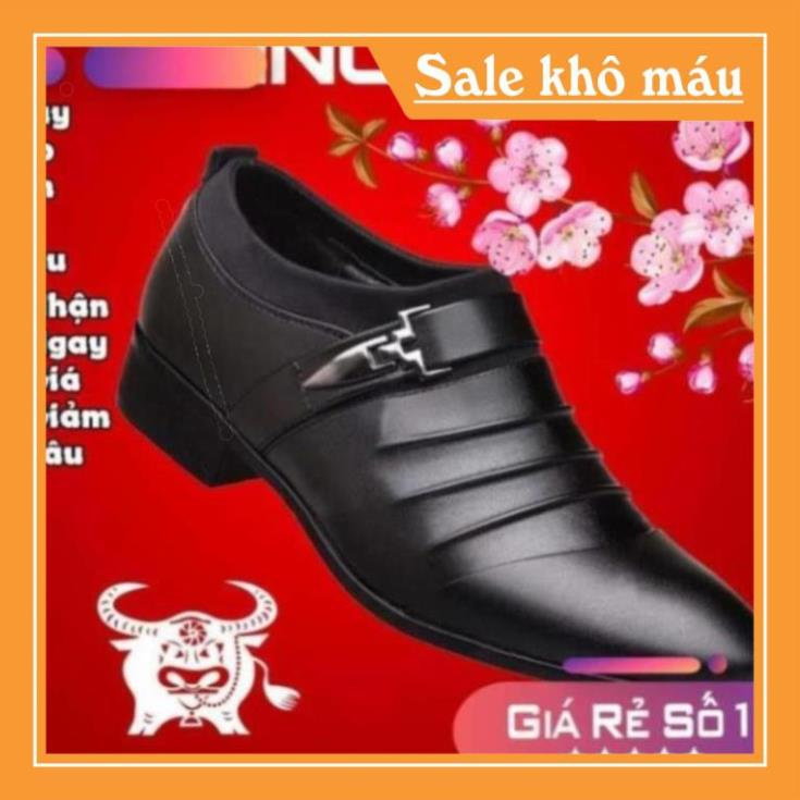 [Sale 3/3] Giày công sở Tino mũi nhọn Simple Monk Strap CS22 Sale 11