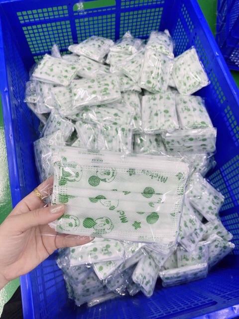 (10 cái) KHẨU TRANG KIDS FACE MASK CHO BÉ