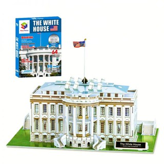 Mô Hình Giấy 3D Magic Puzzle: Nhà Trắng G268-3 [64 Chi Tiết]
