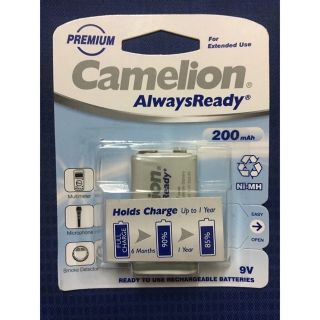 Pin sạc 9v camelion Đức xuất sứ china vỉ 1 viên 200mah