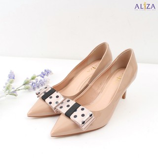 Aliza - Giày công sở đính nơ cao 7cm V67