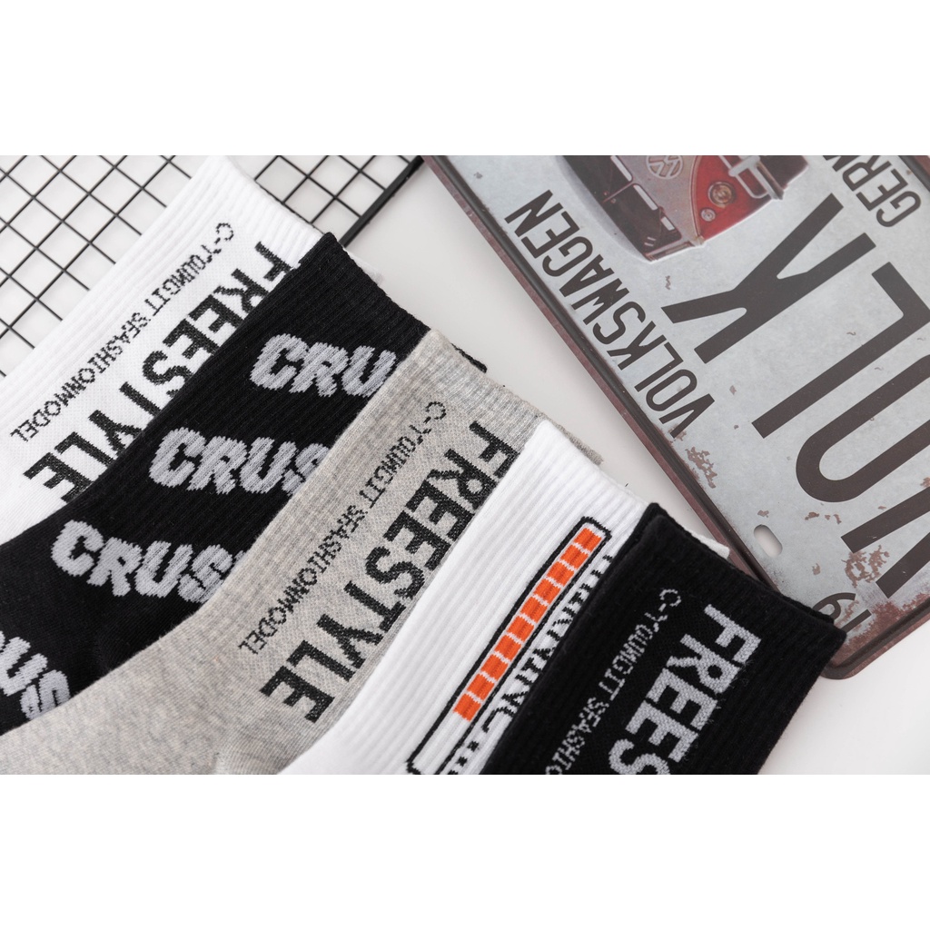 Tất Cao Cổ Chữ FREESTYLE CRUSH -  Vớ Cao Cổ Chữ THINKING