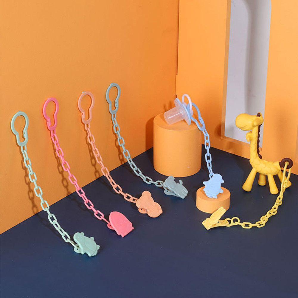 Kẹp Ti Giả Chống Thất Lạc Nhiều Màu Sắc Họa Tiết Hoạt Hình Dễ Thương Cho Bé