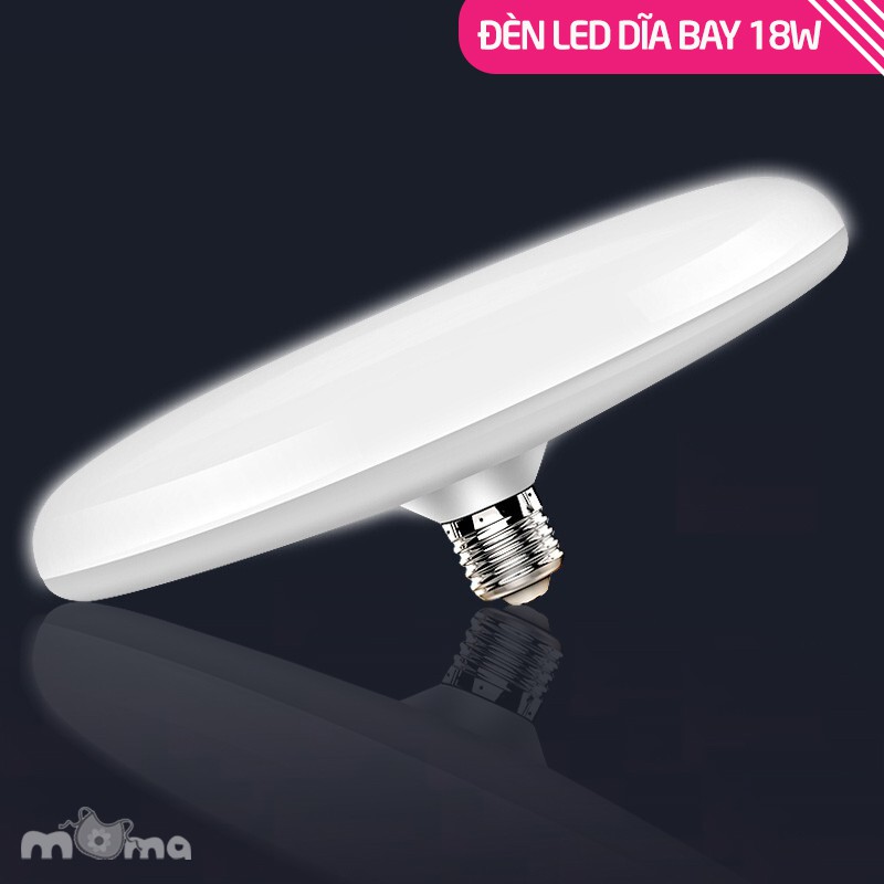 Bóng đèn led tròn hình đĩa bay tiết kiệm điện công suất 18W-24W-36W-50W đuôi E27 ánh sáng trắng không gây chói_DDB