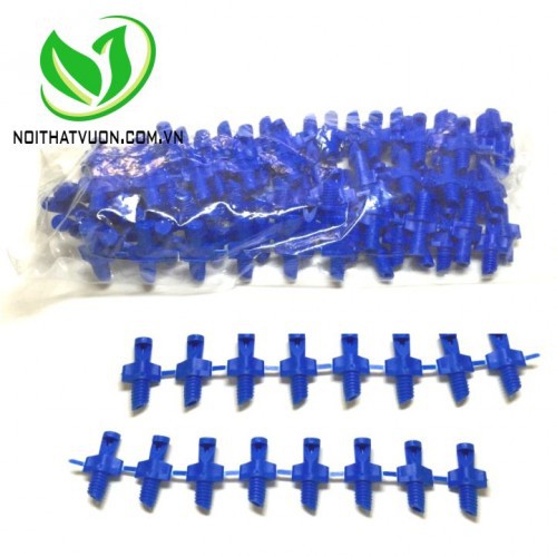 Béc nhộng phun mưa 180 độ họng phun 2,8mm bán kính tưới 1,5m - 100 béc Nội Thất Vườn