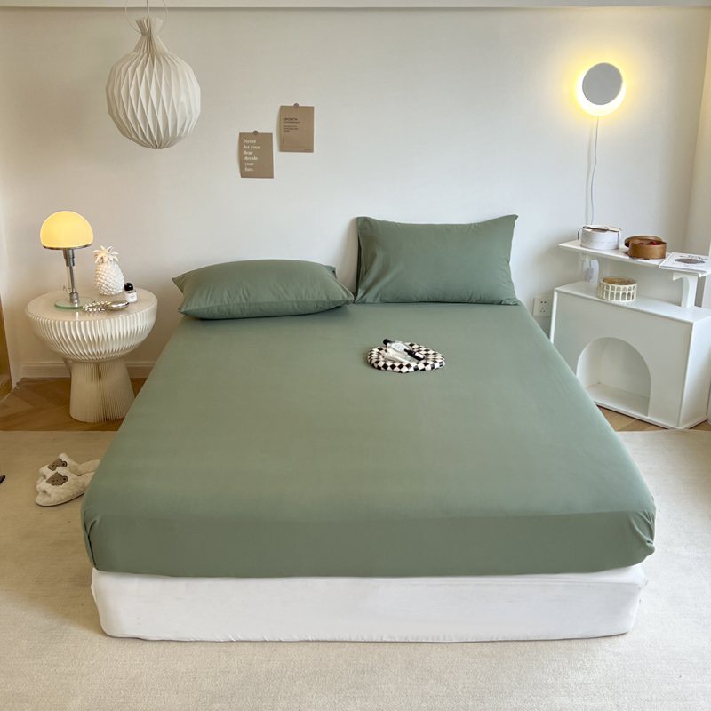 Sét Ga Gối 3 Món Cotton Đũi Hizun Màu Vintage